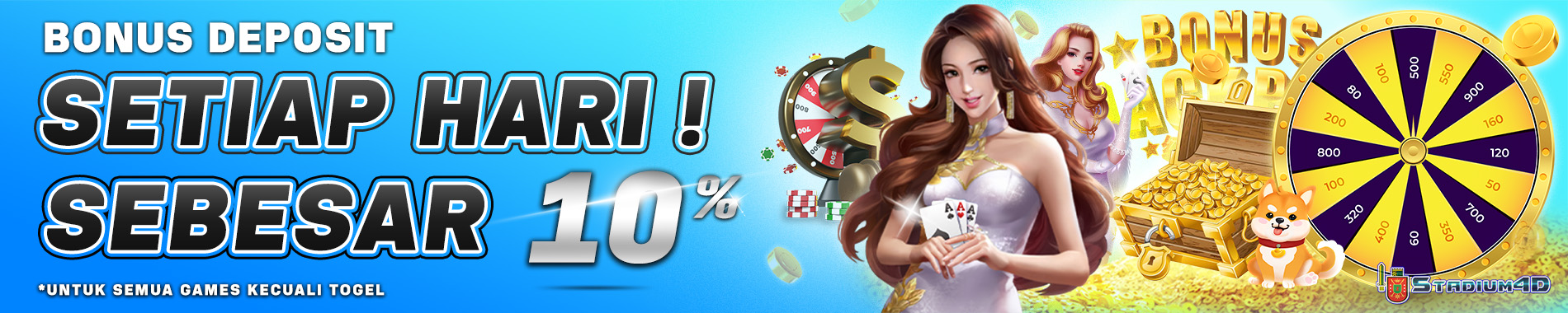 BONUS DEPOSIT 10%